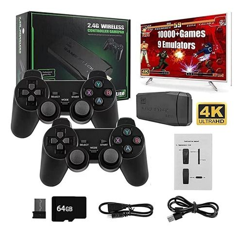 GAME STICK EMULADOR RETRO 4K